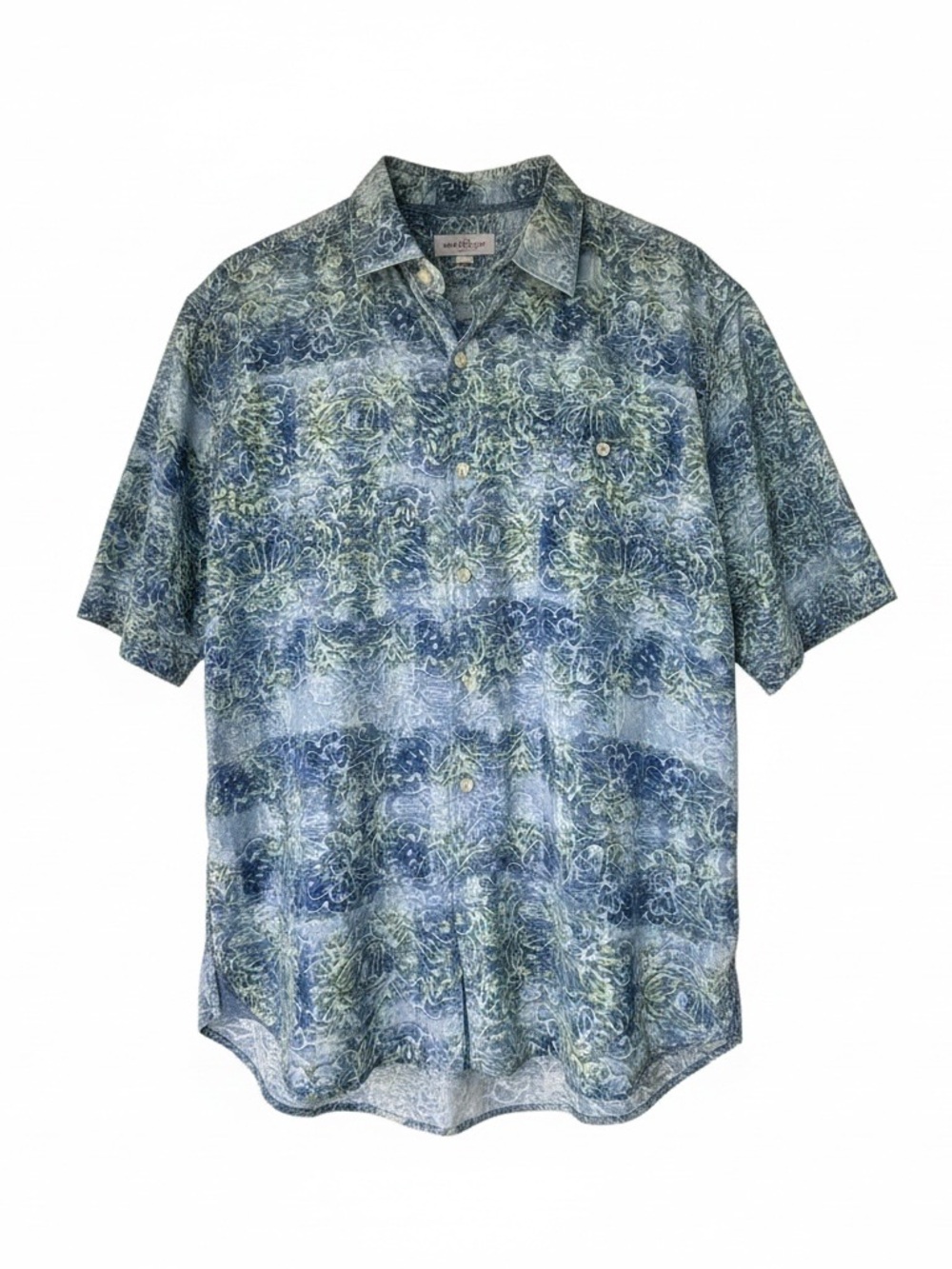 Tommy Bahama Tortola Tencel Cotton Blend Floral Short-Sleeve Button-Down